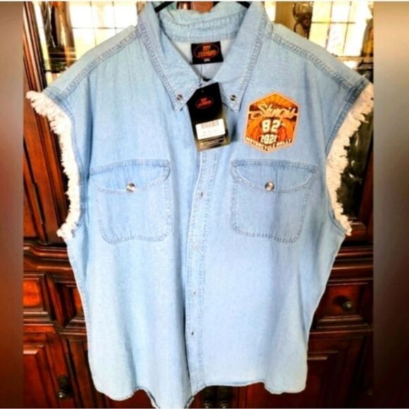 STURGIS 2022  82nd Anniversary Motorcycle RALLY JEAN SHIRT/JACKET NWT - Picture 2 of 13